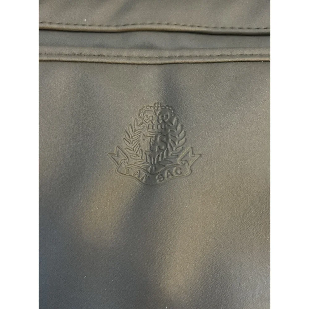 Samsonite Vintage 1970s Tan-Sac Beige Vinyl Lightweight Travel Bag